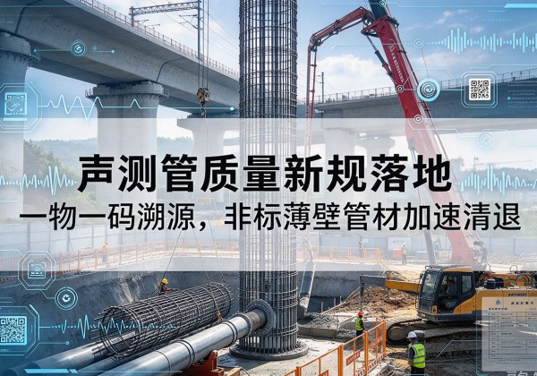 盂县声测管质量新规落地，一物一码溯源，非标薄壁管材加速清退